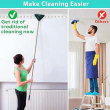2-in-1 Extendable Triangle Mop – Retractable, 360° Rotating, Telescopic & Reusable Mop Heads (1 Pc) the24kgal