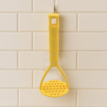 Kitchen Food Masher | Heavy Duty Masher for Fruits, Veggies & Potatoes | Soft Grip Handle (1 Pc) the24kgal