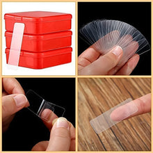 60-Piece (Approx) – Double-Sided Transparent Adhesive Stickers the24kgal