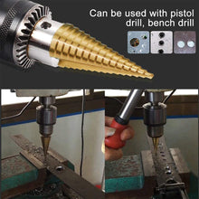 Step Drill Bit for Metal, High-Speed Steel Step Drill Bit (1 pc / 4-12 MM) the24kgal