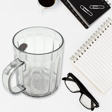 Multi-Purpose Plastic Cup, Toothpaste Holder Bathroom Cup Bathroom Cup With Slot Handle Mug Environmental Friendly Festival for Outdoor for Household  Gift For Anniversary and Birthday, (1 Pc) the24kgal