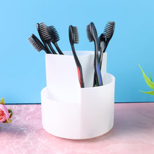 Soft Toothbrush With Plastic Round Box for Men and Women, Kids, Adults Plastic Toothbrush (10 pcs Set) the24kgal