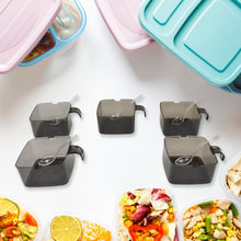 Rotating Spice Jars Vertical Rotatable Seasoning Box 5 Section / Tier With 5 Spoon (1 Set) the24kgal