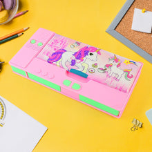 Multi Purpose Gadget Jumbo Pencil Box Compass With Calculator Jumbo 2 Side Slot Geometry Box Compass Use School , Traveling & Studio the24kgal