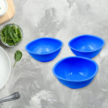 BPA Free Plastic Bowl Set for Cereal, Salad, Rice, Soup, Pasta, Snack Bowl, Microwave Safe, Dishwasher Safe (3 Pcs Set) the24kgal