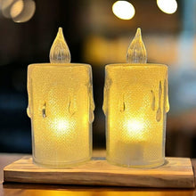 Simple Candles for Home Decoration, Crystal Candle Lights the24kgal