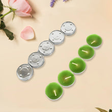 8-9 Hour Unscented Smokeless Candles – For Diwali, Christmas, Weddings, Parties & Mood Dinners (10 Pc) the24kgal