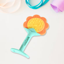 Baby Silicone Teether, Fruit Teether for Toddlers,100% Food Grade Silicone Teether, Non-Toxic & Latex Free Suitable for Kids Above 3 Months Sunflower, Moon Shape(1 Pc) the24kgal