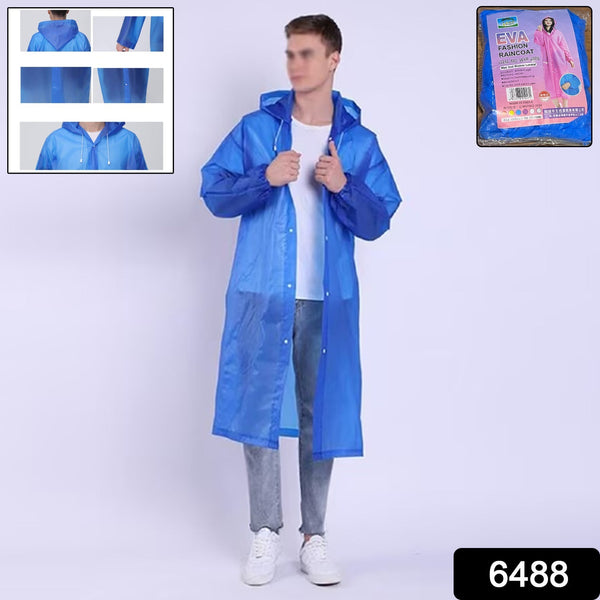 Adult Portable Rain Coat, Men & Women Outdoor Traveling Eva Material Raincoat the24kgal