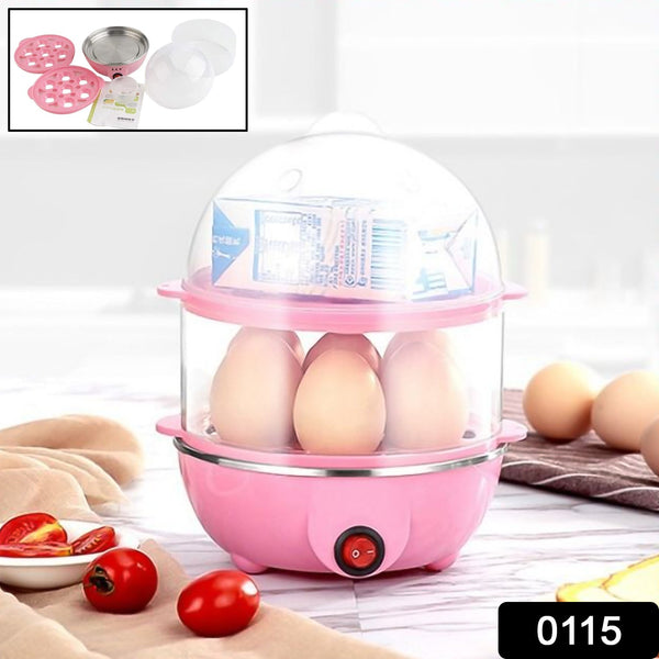 Egg Boiler / Poacher / Cooker / Electric Steamer (2 Layer) the24kgal