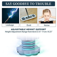 Adjustable Anti-Vibration Washing Machine Support Stand – Non-Slip PVC Lifting Stand (4 Pc Set) the24kgal