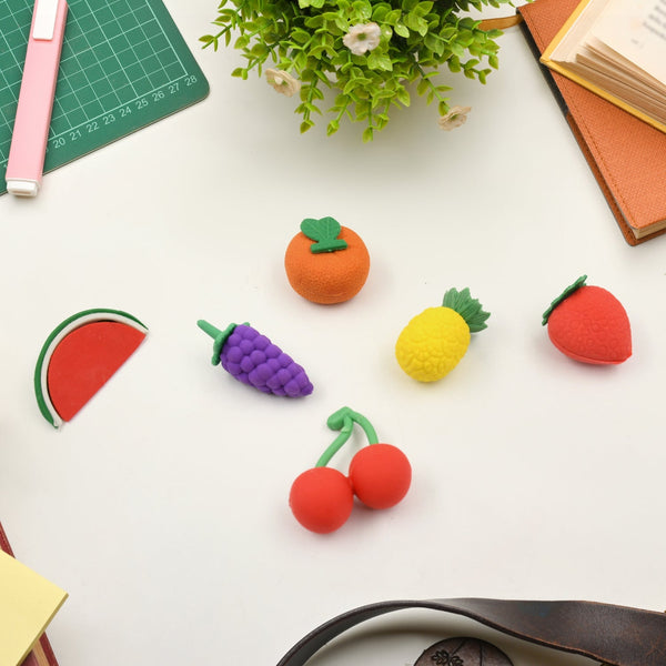 3D Mix Design Fancy & Colorful Erasers – Cute Novelty Eraser Set for Kids & School Prize (1 Set) the24kgal