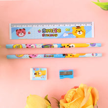 Wooden Pencil Set (5 Pc): School Supplies, Stationery Set for Kids the24kgal