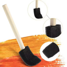 Multipurpose Sponge Brushes for Painting with Wooden Handles the24kgal