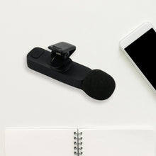 Intelligent Noise Cancelling Live Streaming Clip on Microphone for Type-C & for iPhone with Charging Mini Wireless Lapel Collar Microphone the24kgal