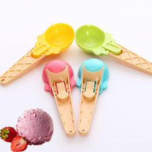 2-Piece Plastic Ice Cream & Watermelon Scooper with Trigger Dipper the24kgal