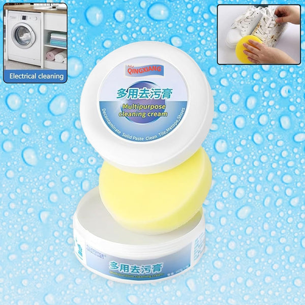 Shoe Cleaning Cream – Stain Remover for Sneakers, White Rubber Sole & Polish (260g) the24kgal