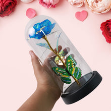 LED-Powered Eternal Rose in plastic Dome (1 Pc / Battery not Included) the24kgal