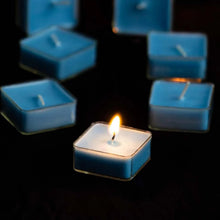 Smokeless Scented Acrylic Lavender Tealight Candles | Scented Acrylic Tealight Candle Set of 1 for Home Decoration and Celebrations | Long Burning Time Candle (1 Pc / Mix Color) the24kgal