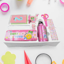 12-Piece Stationery Set: Pencil Box, Pencils, Erasers & More the24kgal