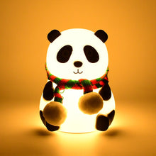 Panda 7-Color LED Silicone Touch Lamp (1 Pc) the24kgal