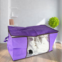 Clothing storage bag with zipper, non-woven storage bag for storing the clothes and sarees. the24kgal