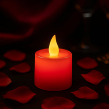 Electrical Candles Diya LED Tea Light (1 Pc / Red) the24kgal