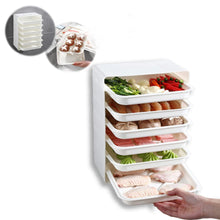 Plastic 6 Layer Wall-Mounted Food Organizer Rack (1 Set) the24kgal