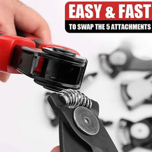 5 in 1 Wire Stripper Pliers Set, Soft Grip, Anti-Slip, Alloy Steel, Cutting, Gripping, Stripping the24kgal