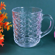 Glass Coffee & Tea Cup / Mug With Handle, Water glass (6 pcs Set / 225 ML) the24kgal