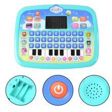 Learning Educational Computer Kids Piano Laptop with LED Screen & Music the24kgal