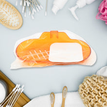 Plastic Soap Dish Holder for Bathroom Shower Wall Mounted Self Adhesive Soap Holder Saver Tray-Plastic Sponge Holder for Kitchen Storage Rack Soap Box, Bathroom ,Sabudani (1 Pc) the24kgal