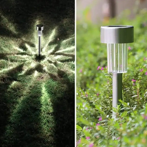 Solar LED Spike Lights for Garden & Pathway Decor (2 Pc Set) the24kgal
