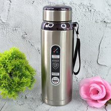 800ml Stainless Steel Water Bottle – Leak-Proof Thermos Flask for Travel, Gym, Office, Home Use (1 Pc) the24kgal