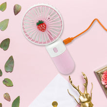 Portable Small Electric Fan Handheld, Rechargeable Mini Student Handheld Dormitory Class Personal Fan the24kgal