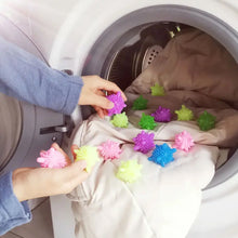 Soft Star Laundry Dryer Balls – 10-Piece Multi-Color Clothes Softener the24kgal