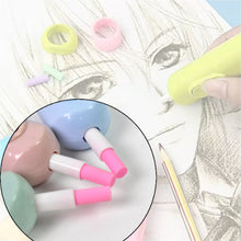 Electric Eraser Kit – Battery Operated with 10 Refills for Drawing & Sketching (Mix Design / Battery Not Included) the24kgal
