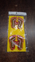 Decorative Laxmi Charan Paduka Sticker Set (Pack of 2 Pc) the24kgal