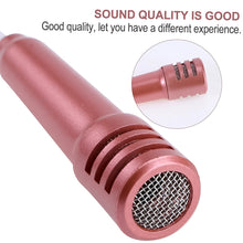 Mini Microphone Mic with Earphone for Voice Recording, Mike Mic Microphone with Handsfree for Mobile Computer, Headphone Handfree Earphone Usb Microphone Vocal Gift Miniature Children (1 Pc) the24kgal