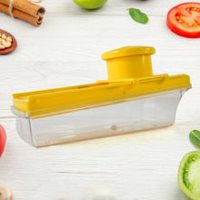 Big Multipurpose Vegetable and Fruit Slicer (Yellow / 1 Pc) the24kgal