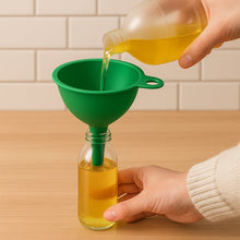 Food-Grade Silicone Funnel: Safe & Easy Transfer for Liquids & Grains (1 Pc) the24kgal