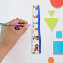 Cartoon Printed Plastic Ruler 20 cm (1 Pc) the24kgal