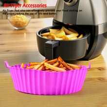 Air Fryer Reusable Silicone Pot with Handles (6 Pc set) the24kgal