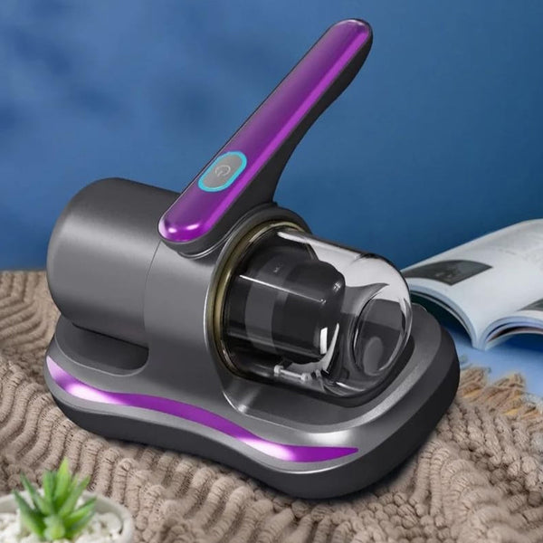 Powerful Suction Portable Handheld Vacuum Cleaner - Low Noise Vacuum Cleaner for Bed - Cordless Vacuum Cleaner for Car Seat Crevices Pillows, Mattresses, Sofas Wireless Anti Dust and Mite Cleaner the24kgal