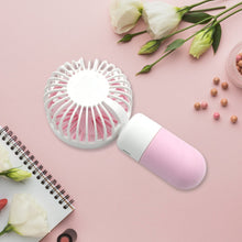Portable Small Electric Fan Handheld, Rechargeable Mini Student Handheld Dormitory Class Personal Fan the24kgal