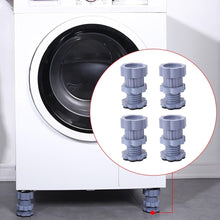 Adjustable Anti-Vibration Washing Machine Support Stand – Non-Slip PVC Lifting Stand (4 Pc Set) the24kgal