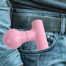 Black Mini Pocket Size Massager, Full Body Massager, Cordless One Button Operation for Body Pain & Relaxation the24kgal