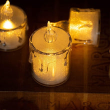 Simple Candles for Home Decoration, Crystal Candle Lights the24kgal