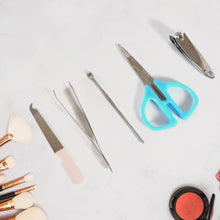 5 IN 1 Stainless Steel Professional Manicure Set, Nail Cutter For Women, Nail Scissors, Luxury Grooming Kit the24kgal
