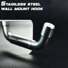 Stainless Steel Wall Mounted Coat 3 Hook Rack (14x3 / 1 Pc) the24kgal